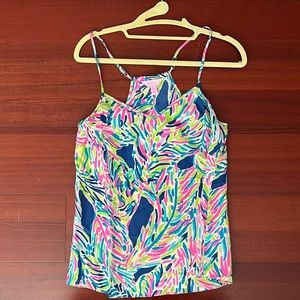 Lilly Pulitzer silk tank top